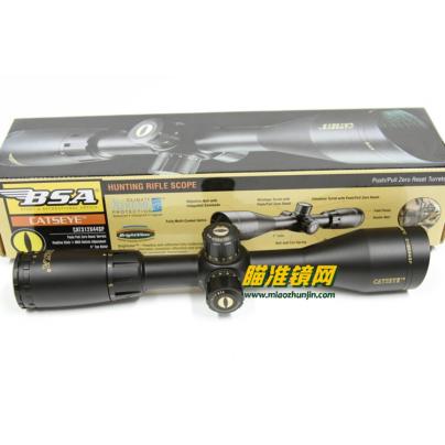 正品美国BSA CAT3-12*44SP侧调焦高抗震瞄准镜