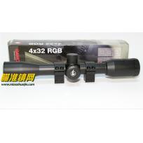原装正品GAMO 4X32玻璃板分化 红绿蓝三色瞄准器