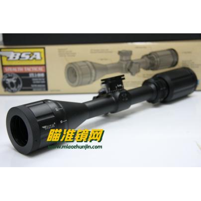 美国原装铁盒BSA 3-9*40AO高抗震瞄准器