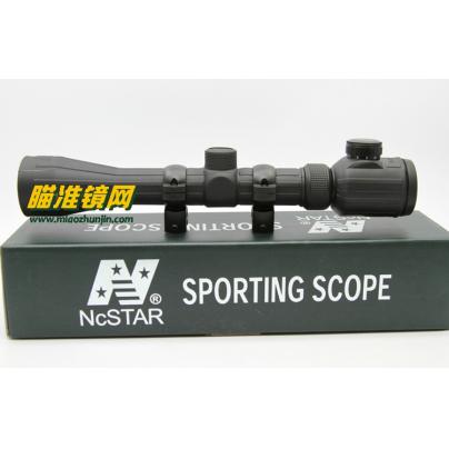 进口美国NCSTAR外包胶3-9X40R包胶防水瞄准器