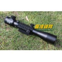 三面轨博士能3-9X40EG鱼骨带红激光配套红绿光瞄准器