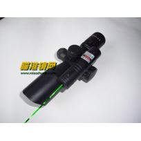 高抗震2.5-10X40多功能+绿激光瞄准镜