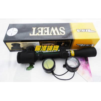 美国BSA 3-9x32红色和绿色发光磨砂黑瞄准镜