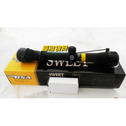 经典畅销款BSA 3-9x32照明磨砂黑瞄准镜