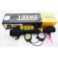 美国BSA 3-9x32红色和绿色发光磨砂黑瞄准镜