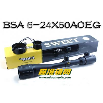 BSA 6-24X50AOEG 红绿双光瞄准镜