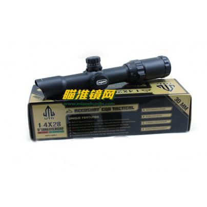 禄普LEAPERS/1-4X28密位锁定广角高抗震短瞄准镜