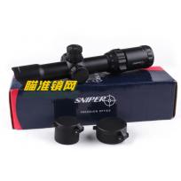 美国狙击手SNIPER 1-4X28E斜口短支抗震光学瞄准镜