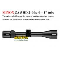 原装进口美乐时MINOX ZA 5 HD 2-10x40BDC600光学瞄准镜