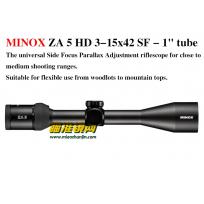美国进口美乐时MINOX ZA 5 HD 3-15x42SF BDC600瞄准镜