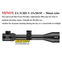 美国美乐时MINOX ZA 5i HD 3-15x56SF 30mm tube高抗震瞄准镜