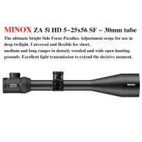 进口美国美乐时MINOX ZA 5i HD 6-25x56SF 30mm tube瞄准镜