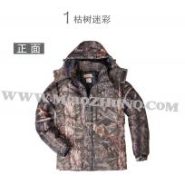 雷明顿狩猎迷彩伪装棉服保暖户外打猎服套装