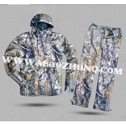 雷明顿迷彩狩猎服套装防泼水钓鱼服网眼内衬春秋款