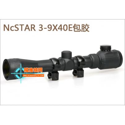 外贸款NcSTAR 3-9X40E外包胶 红膜光学瞄准镜