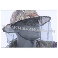 仿生迷彩防蚊户外钓鱼丛林帽渔夫帽防紫外线遮阳