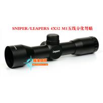 禄普（LEAPERS） 4X32 M1五线分化弩短款光学瞄准镜