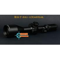 狙击手/SNIPER BA 3-12X56FPSAL带锁定前置高抗震光学瞄准镜