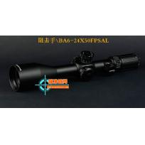 SNIPER 狙击手BA6-24X50FPSAL带锁定前置双十字带数字分化高抗震瞄准镜
