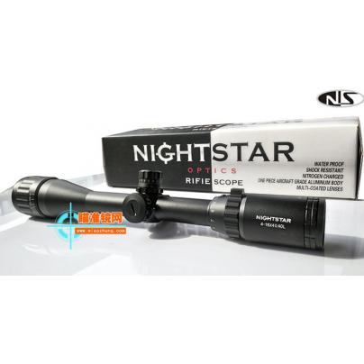 美国NIGHTSTAR 4-16x40AOL前调焦带锁紧密尔点光学瞄准镜