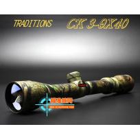 TRADITIONS CK3-9X40珍藏限量版3D枫叶迷彩高清抗震瞄准镜