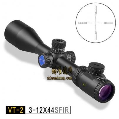 DISCOVERY 发现者VT-2 3-12X44SFIR玻璃板点线分化瞄准镜