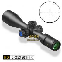 DISCOVERY发现者 HD5-25X50SFIR玻璃板风偏数字分化瞄准镜