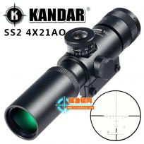 康达KANDAR SS2 4X21AO军规分化短款高抗震光学瞄准镜