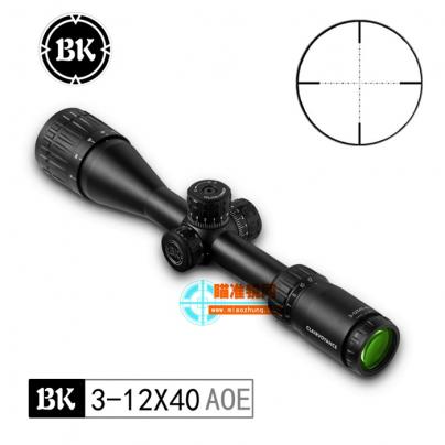 BK山猫王3-12x40AOE密位点分化超强抗震高清光学瞄准镜
