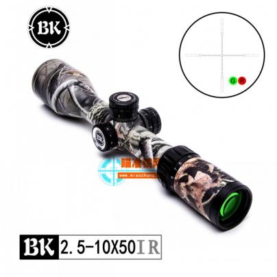 BK山猫王迷彩新款2.5-10X50IR超清速瞄经典霍克分化抗震瞄准镜