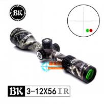 山猫王BK迷彩新款3-12X56IR 超清速瞄经典霍克分化光学瞄准镜