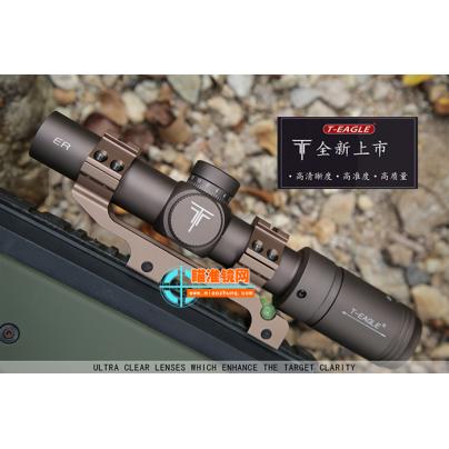 T-EAGLE突鹰ER1.2-6x24IR狼棕色高抗震高清晰瞄准镜