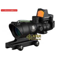 ACOG 4X32吃鸡黑色组合海螺红光纤绿光纤全息瞄准器
