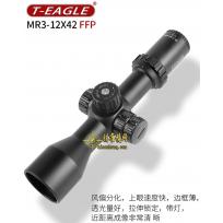 T-EAGLE突鹰MR3-12x42FFP短款前置十字镜防水充氮薄壁高抗震瞄准镜