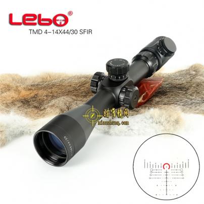 猎豹LEBO TMD4-14X44SFIR带灯前置分化/两种分化可选瞄准镜