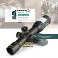 狙击手SNIPER NT 1-4X28 GL短款高清高抗震光学瞄准镜