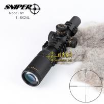 狙击手SNIPER NT 1-6x24L速瞄高清高抗震带灯光学瞄准镜
