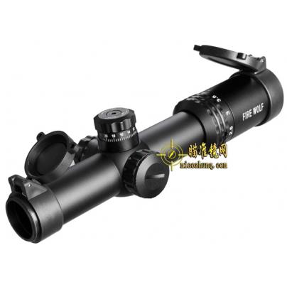 火狼FIRE WOLF 1-4X24高抗震高清速瞄抗震分化版十字分化瞄准镜