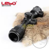猎豹LEBO 4X32AOME短款高清高抗震军用分化瞄准镜