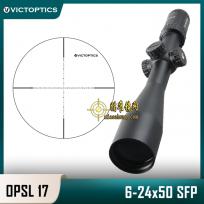 Victoptics6-24×50/OPSL17高清高抗震密位点锁定玻璃板分化瞄准镜