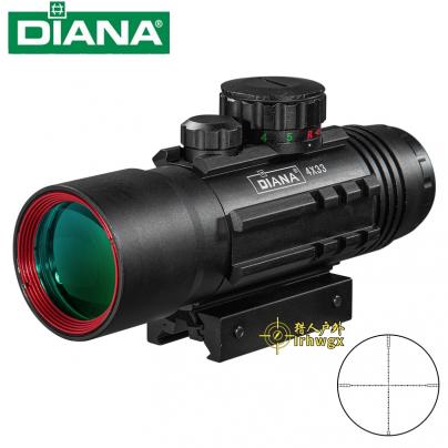 戴安娜DIANA 4x33霍克分化内红点4倍十字瞄准镜