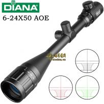 戴安娜DIANA 6-24X50AOE金属丝船型分化高清高抗震瞄准镜