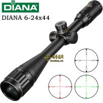 戴安娜DIANA 6-24x44高清高抗震霍克分化十字瞄准镜