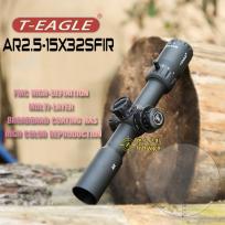 突鹰T-EAGLE AR2.5-15x32IR带大手轮调焦短款高端高清高抗震瞄准镜