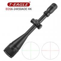 T-EAGLE突鹰EOS6-24x50AOE HK霍克分化后置前调带灯瞄准镜