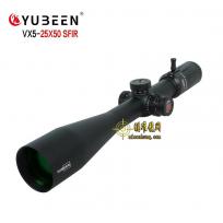 YUBEEN驭兵VX5-25x50SFIR高清高抗震大倍率战术分化瞄准镜