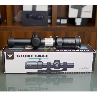 美国VORTEX维特攻击鹰STRIKE EAGLE 1-8X24短款高清抗震瞄准镜
