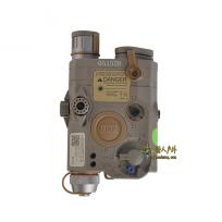 PEQ-15全功能UHP爆闪强光电筒+IR+红绿镭射激光战术电池盒配鼠尾