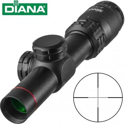 戴安娜DIANA 2-7X20速瞄短瞄广角短款一体高清抗震瞄准镜