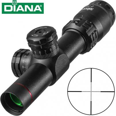 戴安娜DIANA 2-7X20外调锁定版速瞄短瞄高清高一体瞄准镜